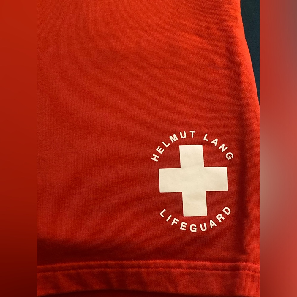 Helmut Lang Logo printed Lifeguard Shorts